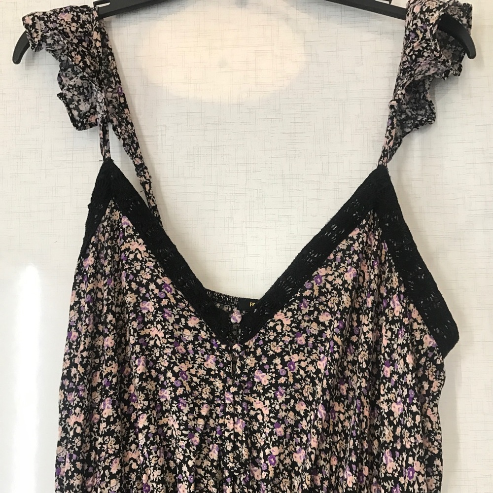 Forever 21 button down floral dress S